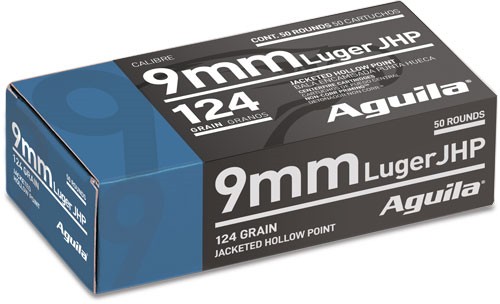 AGUILA 9MM 124GR JHP 50 - 556 Black Friday Promotion